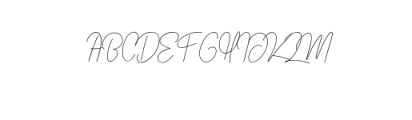 Amberian.ttf Font UPPERCASE