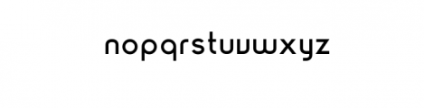 Amblas.otf Font LOWERCASE