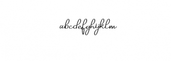 Ameela.otf Font LOWERCASE