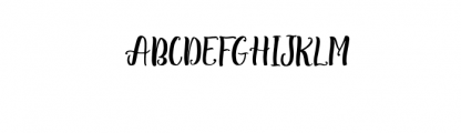 Aminetta.otf Font UPPERCASE