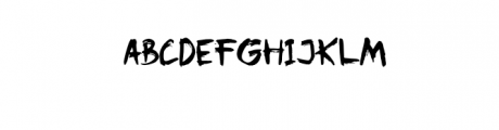 amanda.ttf Font UPPERCASE