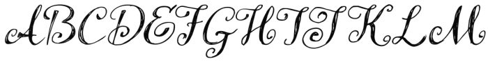 Ambleside Italic Font UPPERCASE