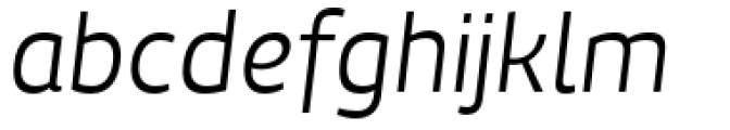 Amelia Basic Light Italic Font LOWERCASE