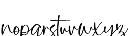 American Honey Script Font LOWERCASE