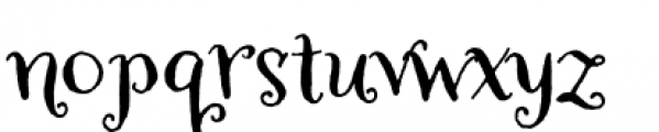 Amoretta Dark Font LOWERCASE