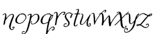 Amoretta Italic Font LOWERCASE
