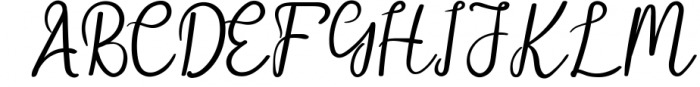 Amanda's Beauty - Handwritten Font Font UPPERCASE