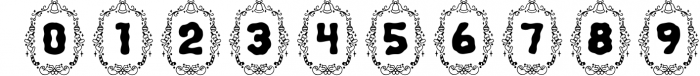 Amara Christmas Monogram Font OTHER CHARS