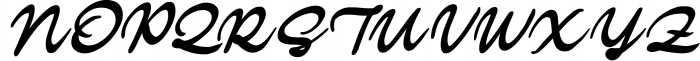 Amaryllis Script Font UPPERCASE