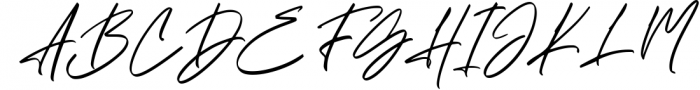 Amatya Signature Font UPPERCASE