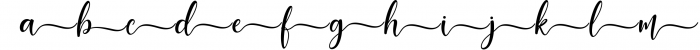 Amberly | Modern Calligraphy Font LOWERCASE