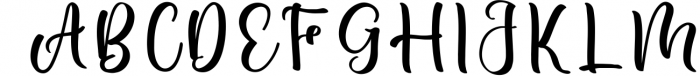 Amelinda Font - Modern Handwriting Font Font UPPERCASE