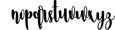 Ameliya Font LOWERCASE