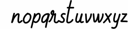 Amie - a sweet, handwritten, cursive font Font LOWERCASE