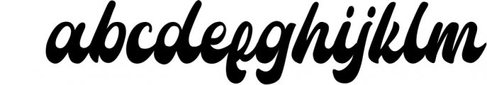 Amigos Script - Retro Bold Script Font Font LOWERCASE