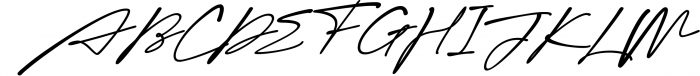 Amino - signature script Font UPPERCASE