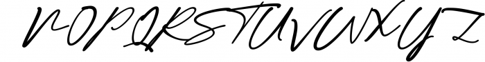 Amino - signature script Font UPPERCASE