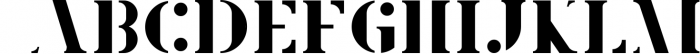 Amphi Typeface 1 Font UPPERCASE