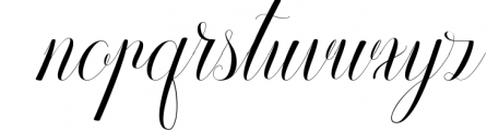 Amstrong Script Font LOWERCASE