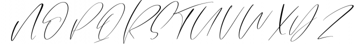 Amulet. Signature Script Font Font UPPERCASE