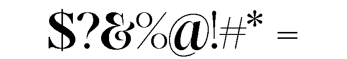 AMSTERDAM SERIF Font OTHER CHARS