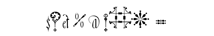 Amadeus Font OTHER CHARS