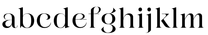 AmalineTrial-Regular Font LOWERCASE