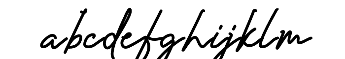 Amanda Signature Font LOWERCASE