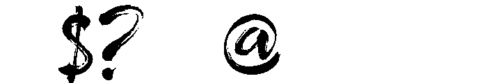 Amanojaku Font OTHER CHARS