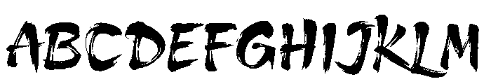 Amanojaku Font UPPERCASE