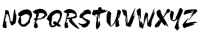 Amanojaku Font UPPERCASE