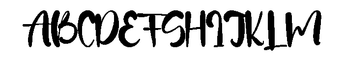 Amaria Lovely Font UPPERCASE