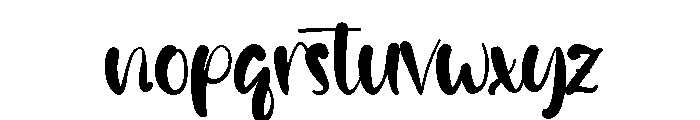 Amaria Lovely Font LOWERCASE
