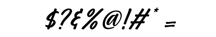 Amatemora Italic Font OTHER CHARS
