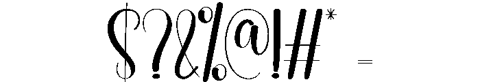 Amature Font OTHER CHARS