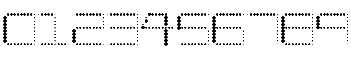 Amaya Technical Dots Regular Font OTHER CHARS