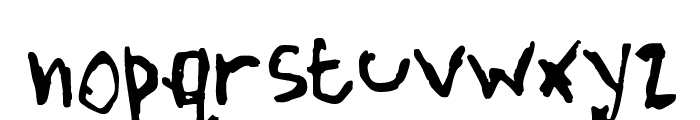 AmazHand_First_Smooth Font LOWERCASE