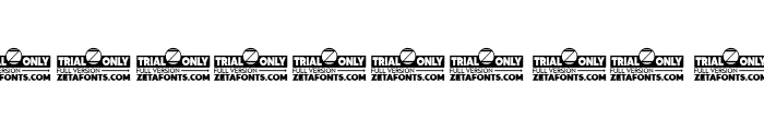 Amazing Slab Trial Extralight Font OTHER CHARS