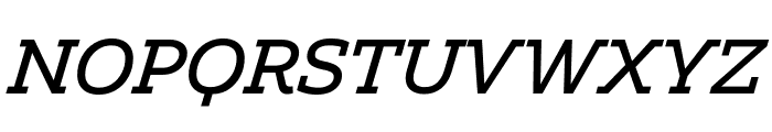 Amazing Slab Trial Medium Italic Font UPPERCASE