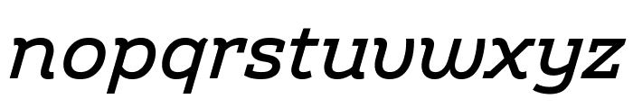 Amazing Slab Trial Medium Italic Font LOWERCASE