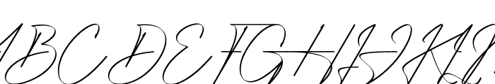 Ambawang Signature Font UPPERCASE