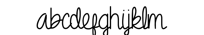 Amber Shaie Font LOWERCASE