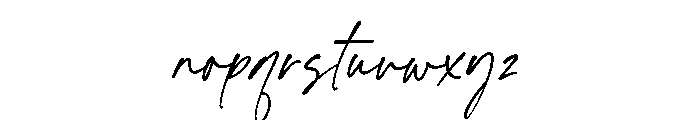 Ambrosia Daughter Font LOWERCASE