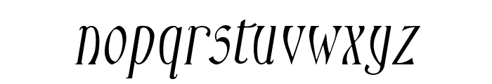 Ambrosia Italic Font LOWERCASE