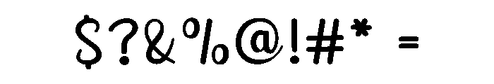 Amelia Rosie Font OTHER CHARS
