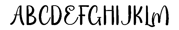 Amelia Rosie Font UPPERCASE
