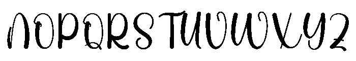 Amelia Rosie Font UPPERCASE