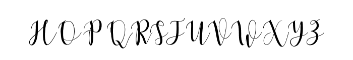 Amelisa Font UPPERCASE