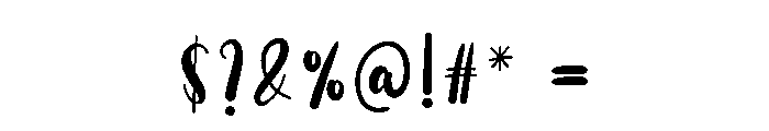 Amellia1 Font OTHER CHARS