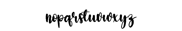 Amellia1 Font LOWERCASE